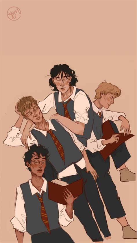 Marauders Fan Art By Lilgaywolf Harry Potter Fandom The Marauders