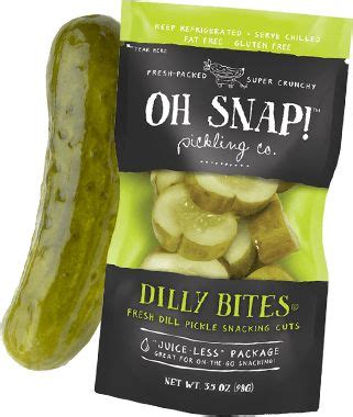 Enjoy Individually Wrapped Pickles From Oh Snap Pickles Unlike Other