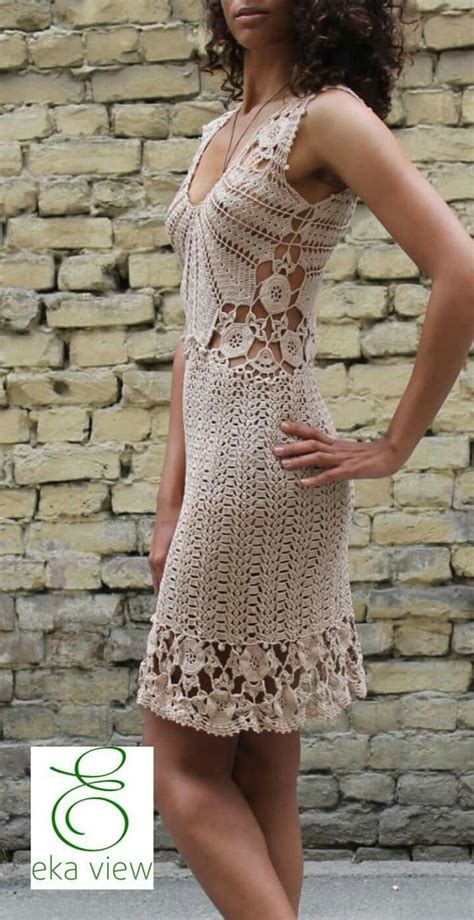 Pin By Yanina Vasquez Arce On Vestidos A Crochet Crochet Lace Dress