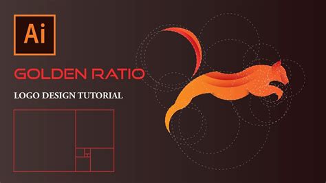 How To Design A Logo Using Golden Ratio Adobe Illustrator Tutorial