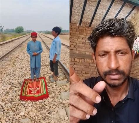 Allah Tala Ka Namaz Ada Kar Rahe Hain Rail Ki Patari Mein Religion