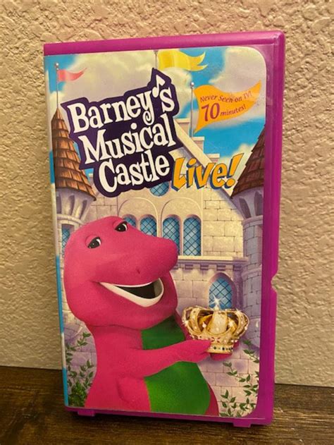 Barney Friends Vhs Vcr Tape Musical Castle Live Barneys House Rare Sexiz Pix