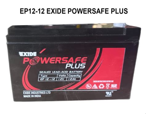 12 Ah EP12 12 Exide Powersafe Plus SMF Battery 12 Months At Rs 2050 In