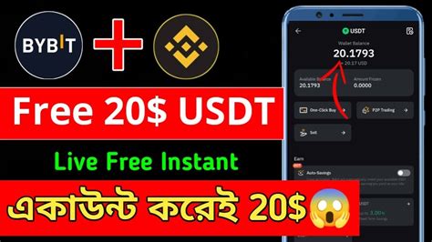 Binance Bybit New Offer Today Instant 20 USDT Binance New Offer