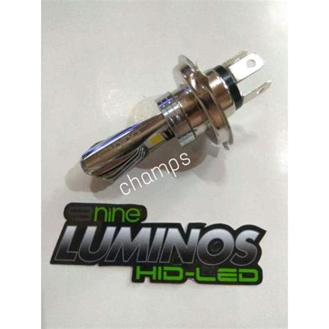 Jual Lampu Led H4 Hs1 Cob Ac Dc 2 Sisi Pnp Motor Luminos 9Nine New