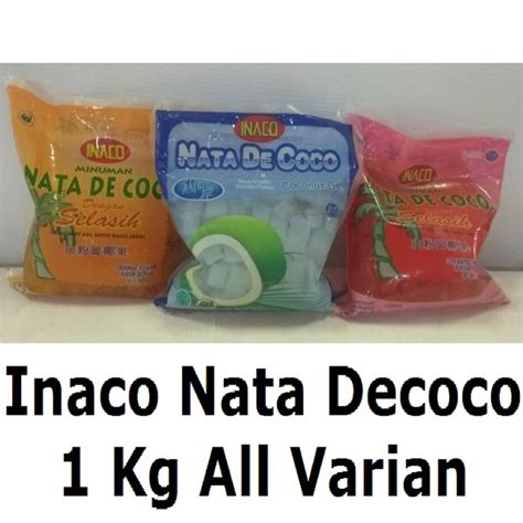 Jual Inaco Nata De Coco 1 Kg All Varian Shopee Indonesia