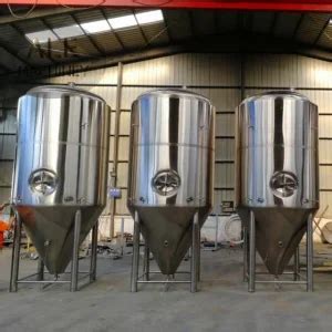 Professional Commercial Beer Brewing Fermenting Vessel 2000 Liters