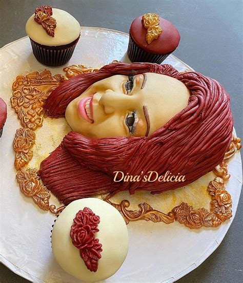 Sculpture face cake - Decorated Cake by Dinadiab - CakesDecor