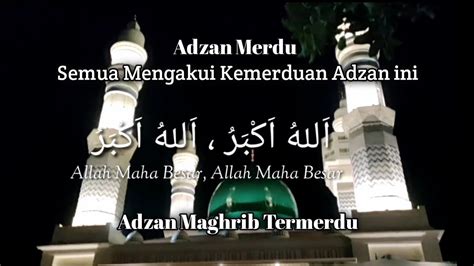 ADZAN MERDU Adzan Maghrib Adzan Subuh YouTube