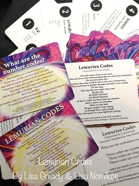 Lemurian Codes Activation Cards Oracle Deck Etsy