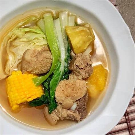 Nilagang Baboy Recipe Pork Nilaga Filipino Boiled Pork Soup