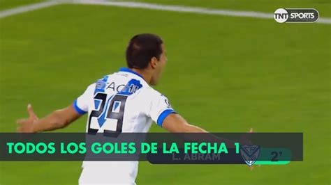 Todos Los Goles De La Fecha 1 Superliga Argentina 20182019 Youtube