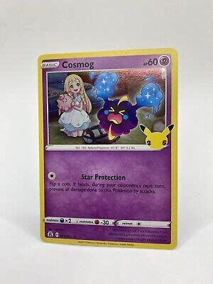 Cosmog Celebrations Holo Rare Th Anniversary Nm Mint Pokemon