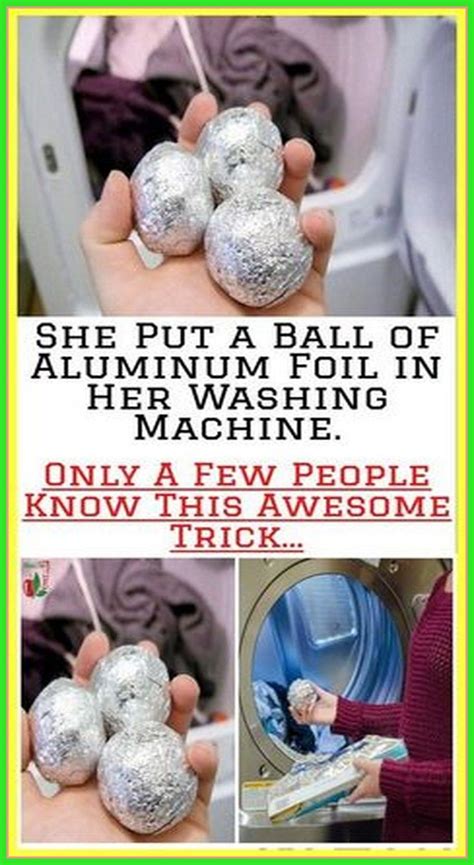 She Put A Ball Of Aluminum Foil In Her Washing Machine Only A Few