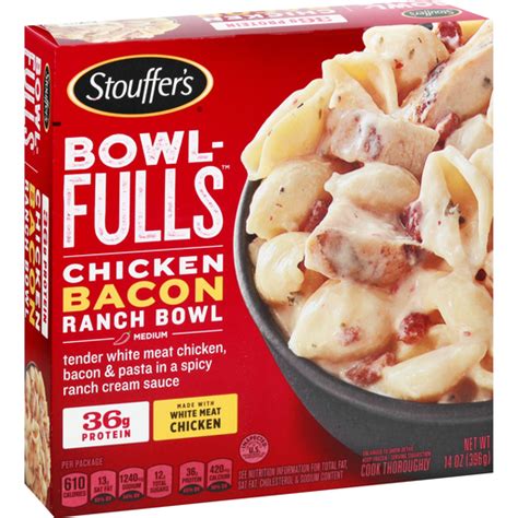 Stouffers Bowl Fulls Chicken Bacon Ranch Bowl 14 Oz Box Meals And Entrees My Country Mart