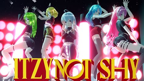 Mmd Itzy Not Shy Youtube