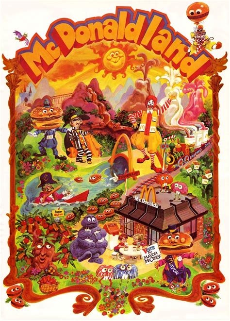 Patrick Owsley Cartoon Art and More!: 1970s McDONALDLAND POSTER!