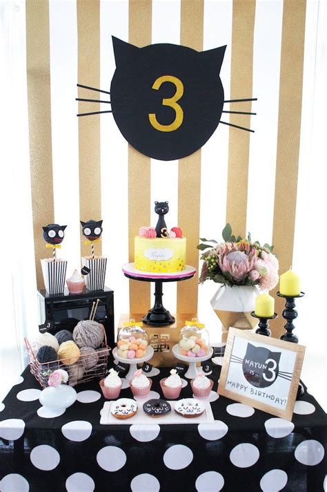 Kitty Cat Birthday Party Karas Party Ideas Cat Birthday Party Cat