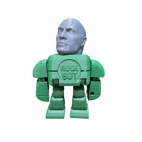 Dwayne Johnson Robot Wwe Fidget Toy Funny Fidget Toy Etsy