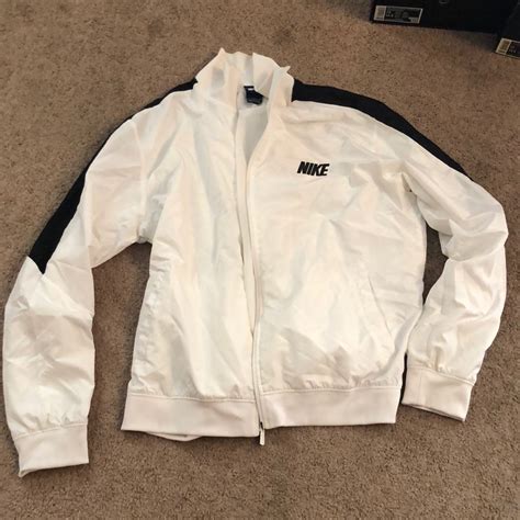 Nike White Track Jacket Gem