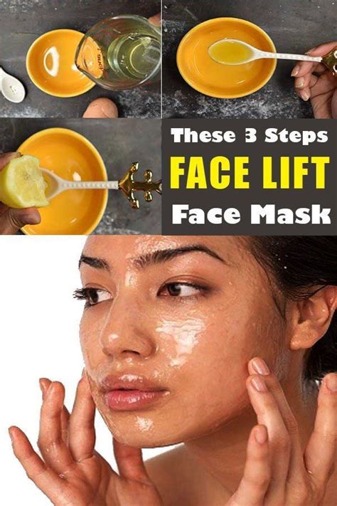 Diy Homemade Skin Tightening And Firming Mask Natural Face Lift Mask