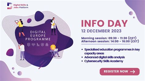 Digital Skills Info Day 5th Call For Proposals Under The Digital