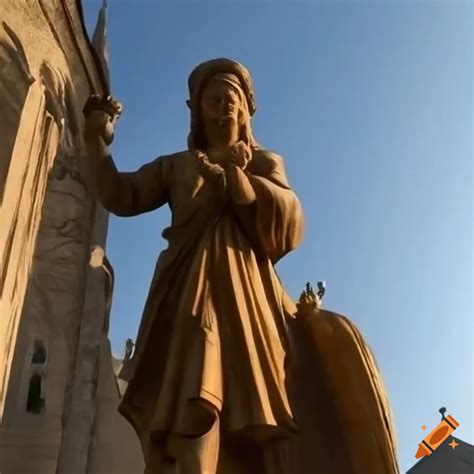 Statue Of Saint Menehould The Patron Saint Of The City On Craiyon