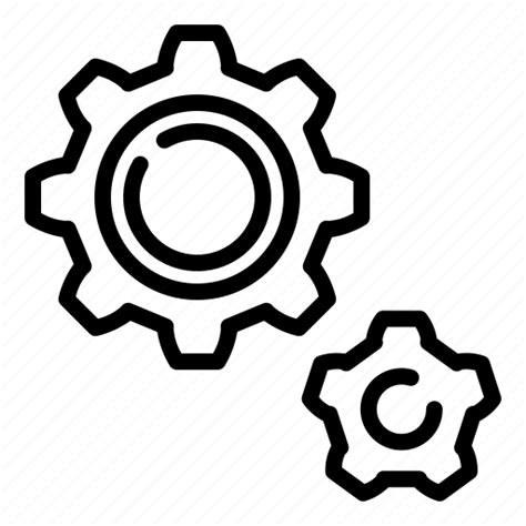 Cogwheel Configuration Gear Option Preferences Setting Settings