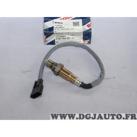 Sonde Lambda Echappement Bosch LS44221 0281004221 Pour Renault Kangoo 2