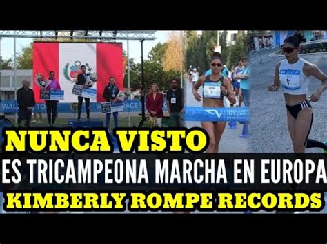 Nunca Visto Per Con Kimberly Rompe Record Y Es Tricampeona En