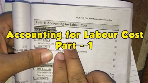 BBS 2nd Year Cost And Management Accounting Accounting For Labour