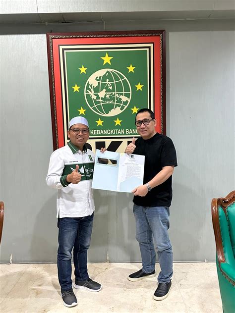 H Rodi Wijaya Terima Surat Rekomendasi Tugas Dari Dpp Pkb Metro Sumatera