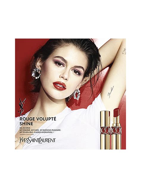 YVES SAINT LAURENT Lippenstift Rouge Volupte Shine 122 Burnt