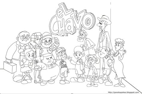 Chavo Del Ocho La Vecindad Dibujos Para Colorear