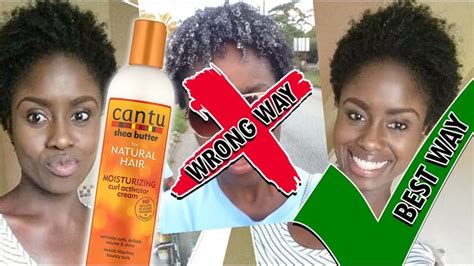 Cantu Natural Hair Moisturizing Curl Activator Cream How To Use
