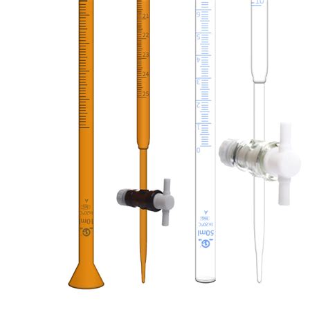 申玻滴定管白色棕色聚四氟酸式碱式滴定管10ml25ml50ml可过检包邮虎窝淘