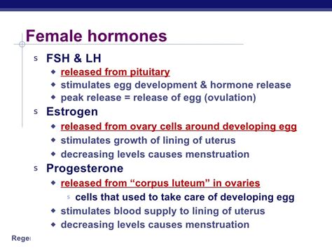 Hormones & Reproduction