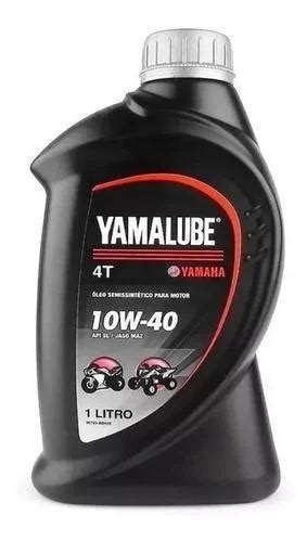 Óleo 10w40 Moto Yamalube 4t Semi Sintético Api Sl 1 Litro