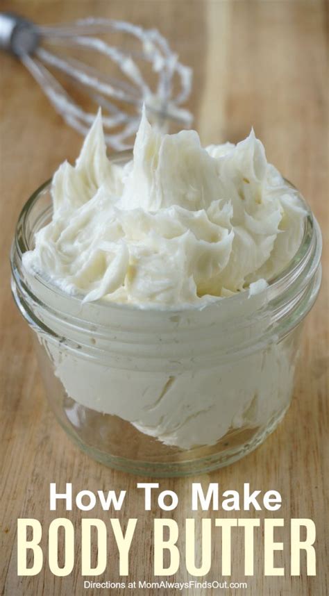 Homemade Body Butter Recipe Mom Always Finds Out Recipe Body