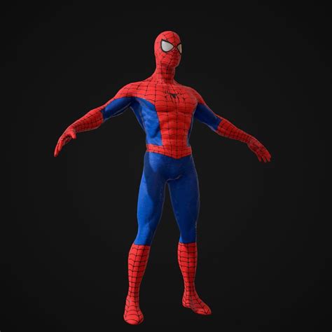 D Model Spider Man Turbosquid