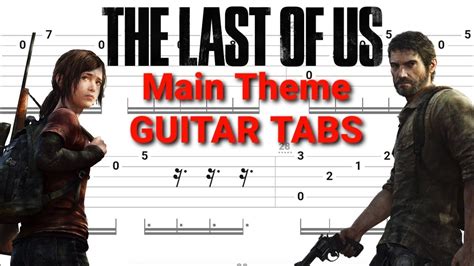 The Last Of Us Main Theme Guitar Tabs Tutorial Lesson Gustavo