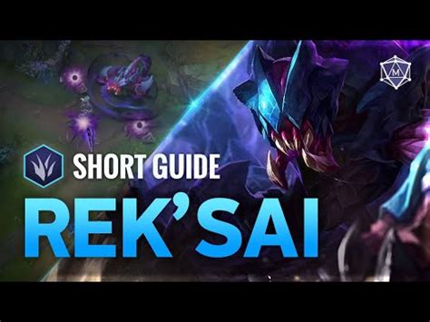 How To Play Rek Sai Jungle In Season 12 Mobalytics LoL Guides YouTube