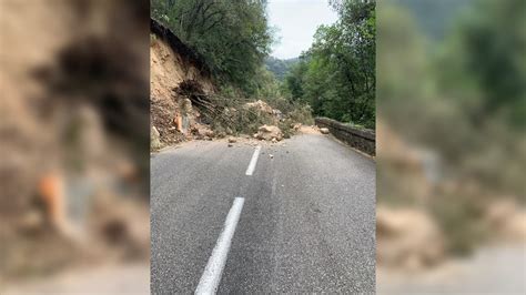 Alpes Maritimes La Rd Coup E Entre La Colle Sur Loup Et Pont Du Loup