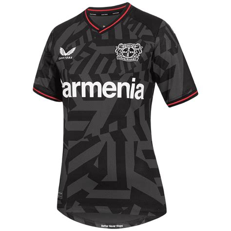 BAYER LEVERKUSEN CAMISA FEMININA 2023 UNIFORME RESERVA