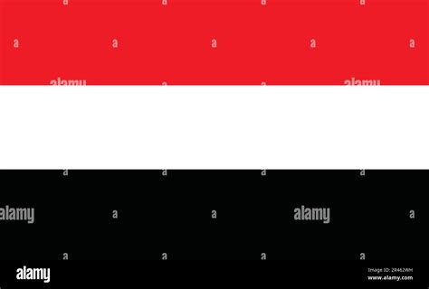 Yemen Flag Stock Vector Images Alamy