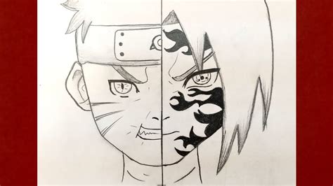 Naruto And Sasuke Drawing Easy Step By Step How To Draw Naruto And