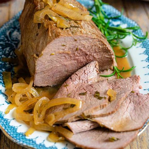 Italian Roast Beef With Marsala And Onions Inside The Rustic Kitchen