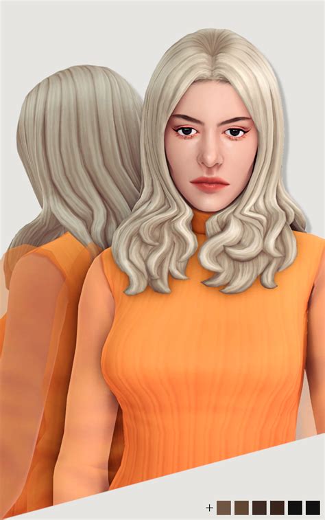 Luutzi Luutzi Polonika Female Hair EA Mesh Emily CC Finds