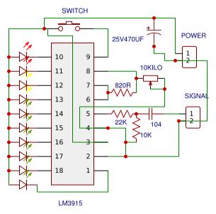 LM3915 VU METER - Platform for creating and sharing projects - OSHWLab