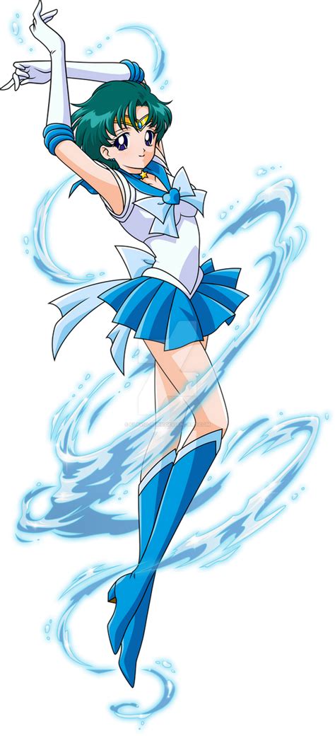 Sailor Mercury Vector By Flavio Ruru On Deviantart